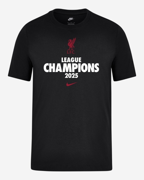 LFC Nike Mens 24/25 League Winners Tee Black