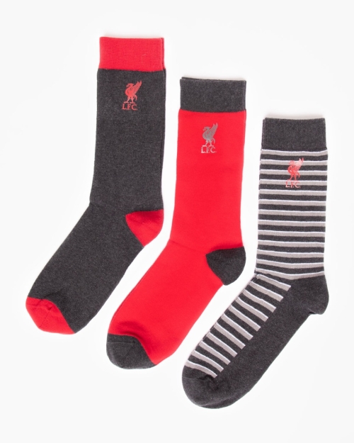 LFC Mens 3pk Design Socks