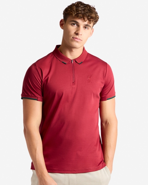 LFC Firma Mens Short Sleeve Polo Red