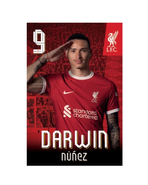 LFC 23/24 Darwin Núñez Poster