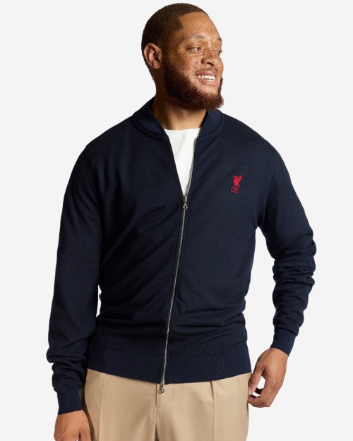 LFC X John Smedley Mens Midnight Jacket