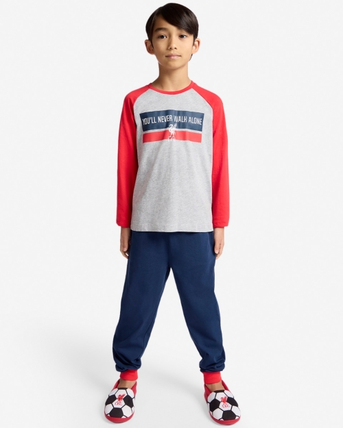 LFC Juniors Long Pyjama Set Navy