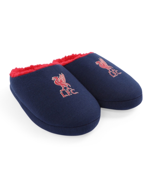 LFC Juniors Liverbird Glow Slippers Navy