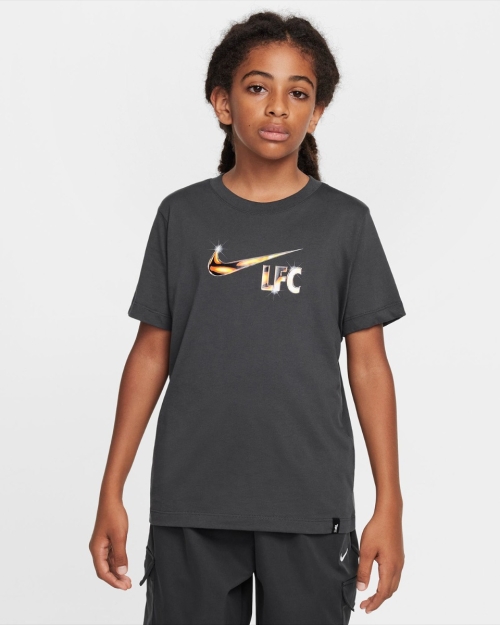 LFC Nike Youth 24/25 Swoosh Tee Dark Grey