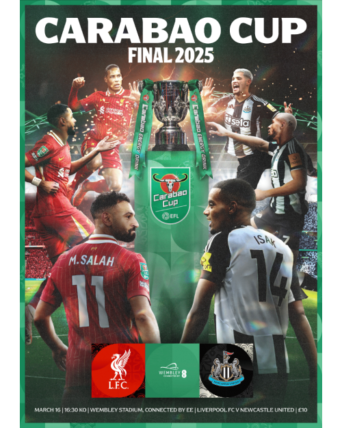 LFC 24/25 Carabao Cup Final Match Day Programme