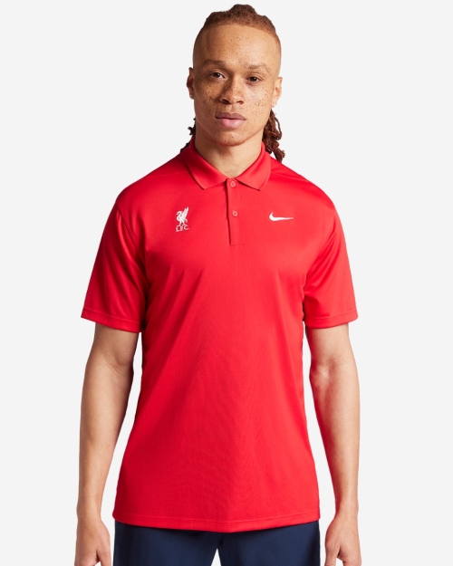 LFC Nike Mens Victory Golf Polo Red