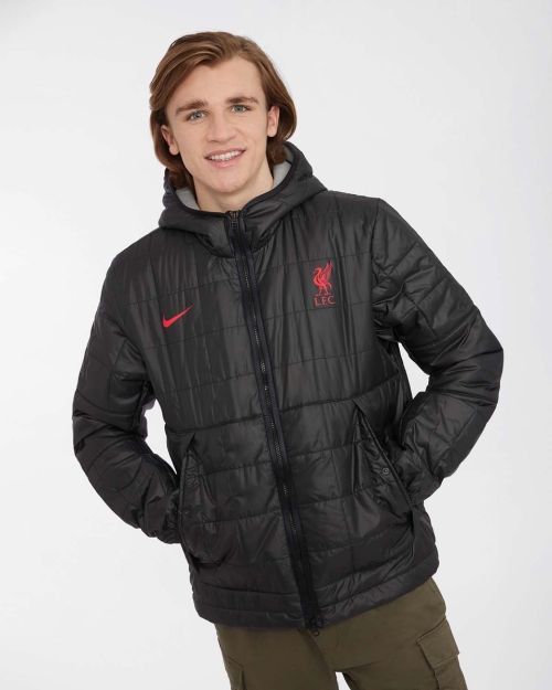 LFC Nike Mens Fleece Lined Hooded Jacket 22/23