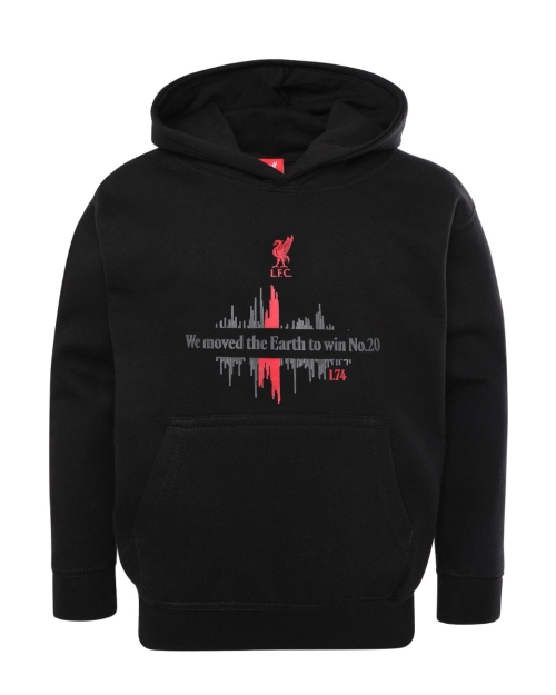 LFC เสื้อฮู้ดรุ่นจูเนียร์ริคเตอร์ สีดำ