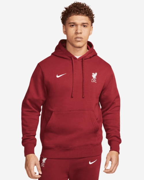 LFC Nike Mens 23/24 Club Hoodie Red