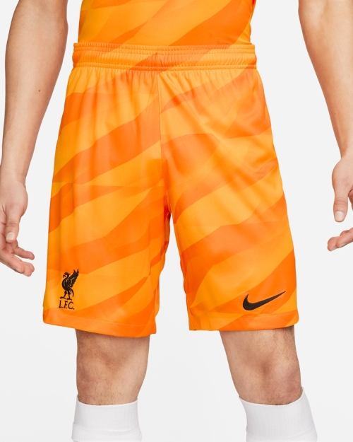 LFC Nike Mens 23/24 Orange Goalkeeper Stadium Shorts