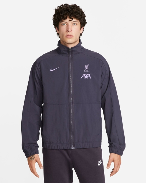 LFC Nike Mens 23/24 Anthem Jacket Grey