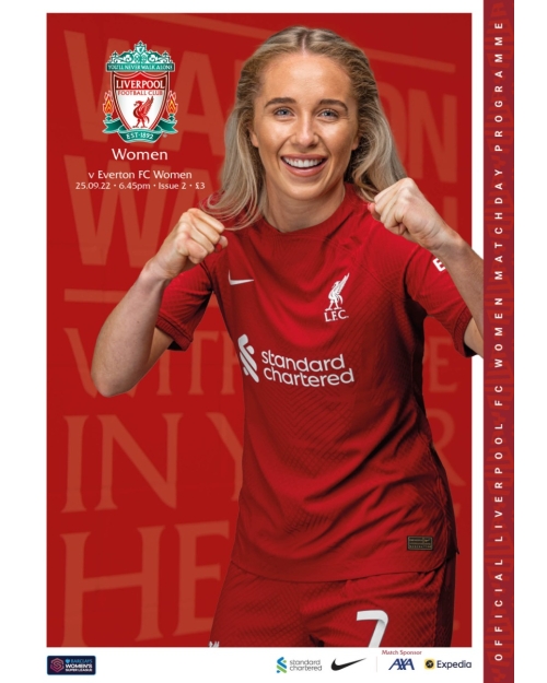 LFCW - Matchday Programme 2  - LFC Women Vs. Everton Women - 25.9.22