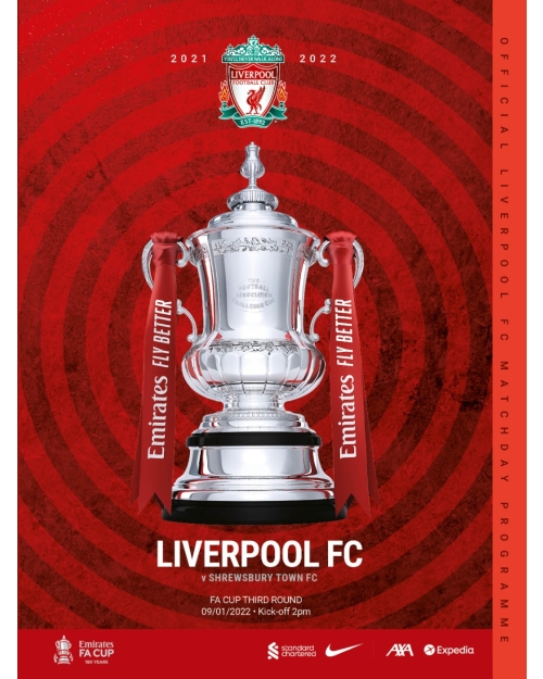 Matchday Programme 15 - L.F.C Vs Shrewsbury Town - 9.1.22