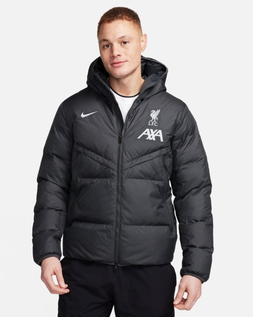 LFC Nike Mens Storm-FIT Down Jacket Wolf Grey