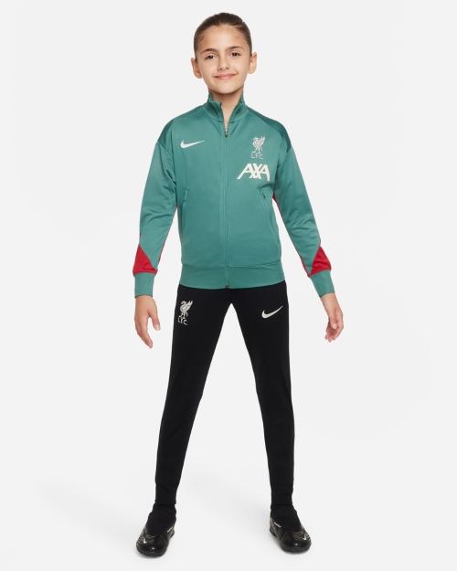 LFC Nike Youth 24/25 Strike Tracksuit Green & Black