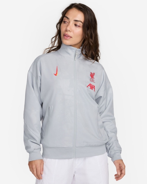 LFC Nike Womens 24/25 Anthem Jacket Grey
