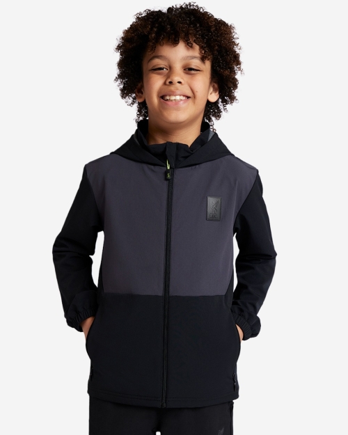 LFC Juniors Hooded Rain Jacket Black