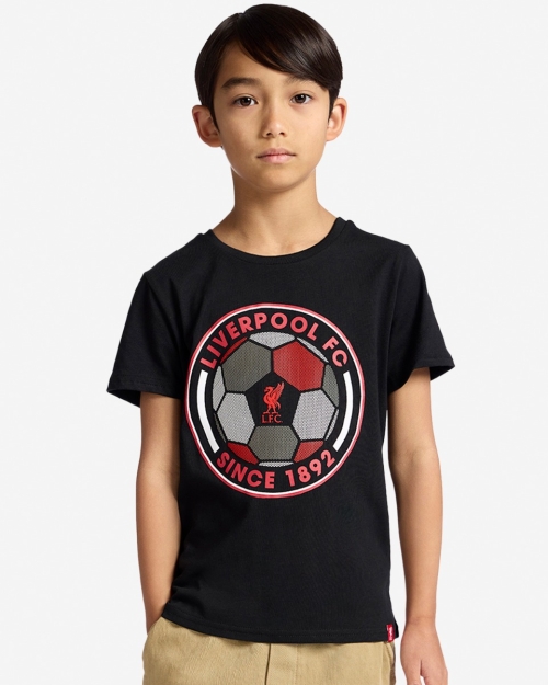 LFC Juniors 1892 Football Tee Black Black