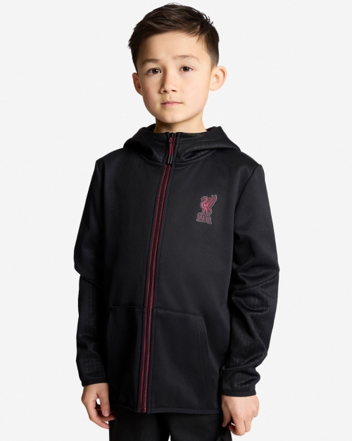 LFC Juniors Zip Top Black