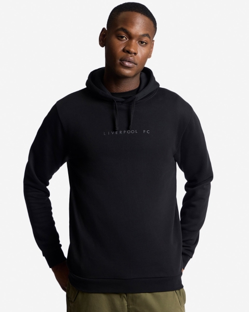 LFC Mens Liverbird Ball Hoody Black