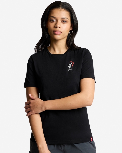 LFC Womens Up The Reds Tee Black