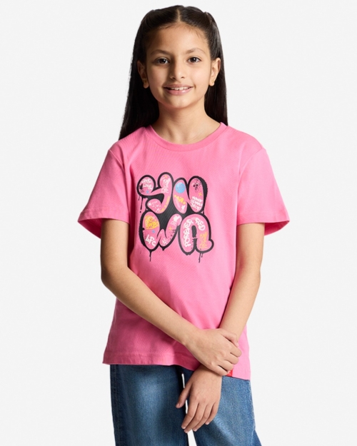 LFC Juniors YNWA Graffiti Tee Pink