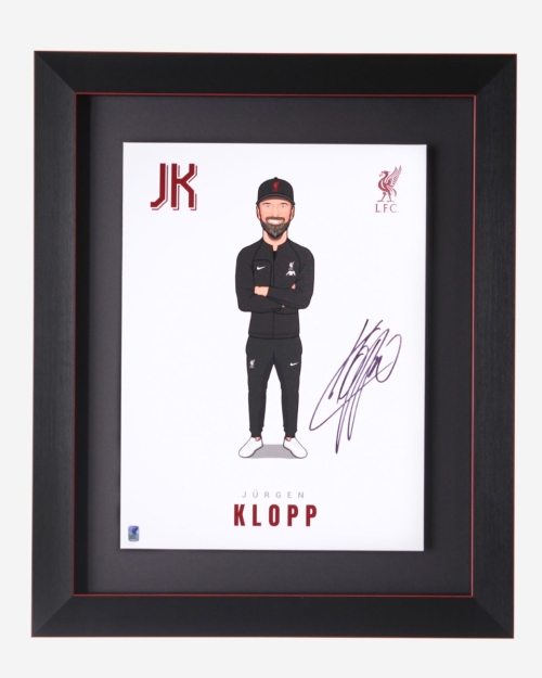 LFC Signed 23/24 Klopp Print