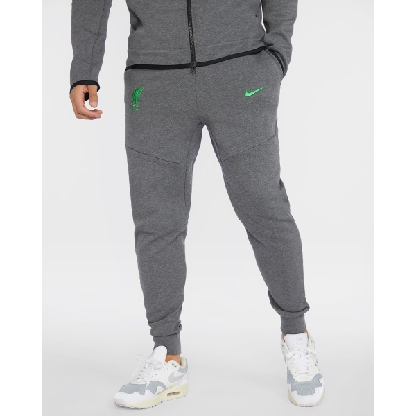 LFC Nike Mens 23/24 Tech Fleece Joggers - Grey & Green