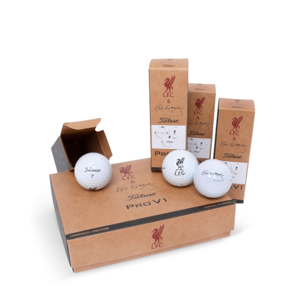 Liverpool FC LFC x Kenny Dalglish x Titleist Pro V1 Golf Balls