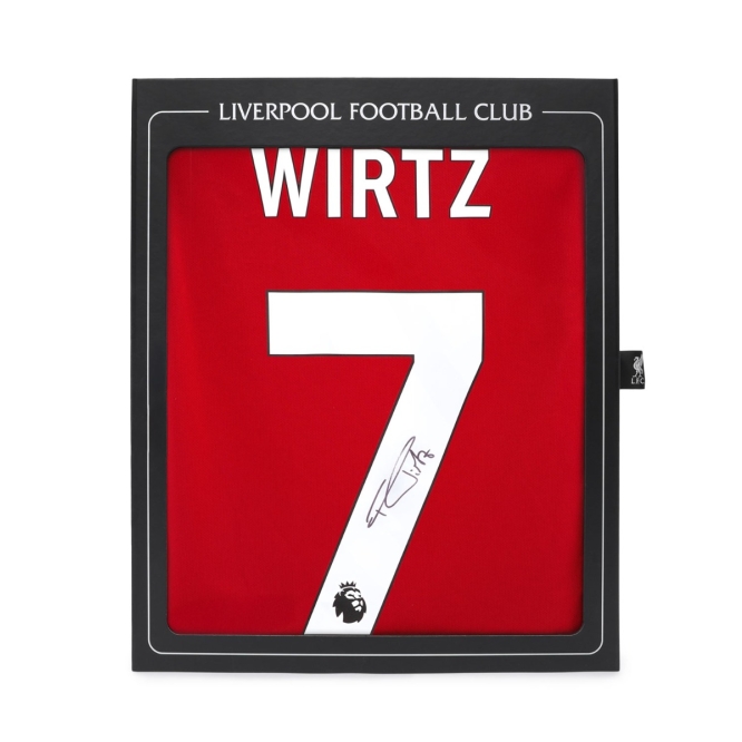 LFC Signed 25/26 Wirtz Boxed Shirt