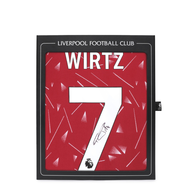 LFC Signed 26/27 Wirtz Boxed Shirt
