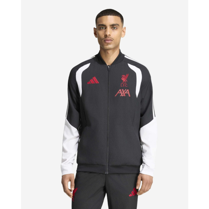 LFC adidas Mens 26/27 Tiro Presentation Jacket Black