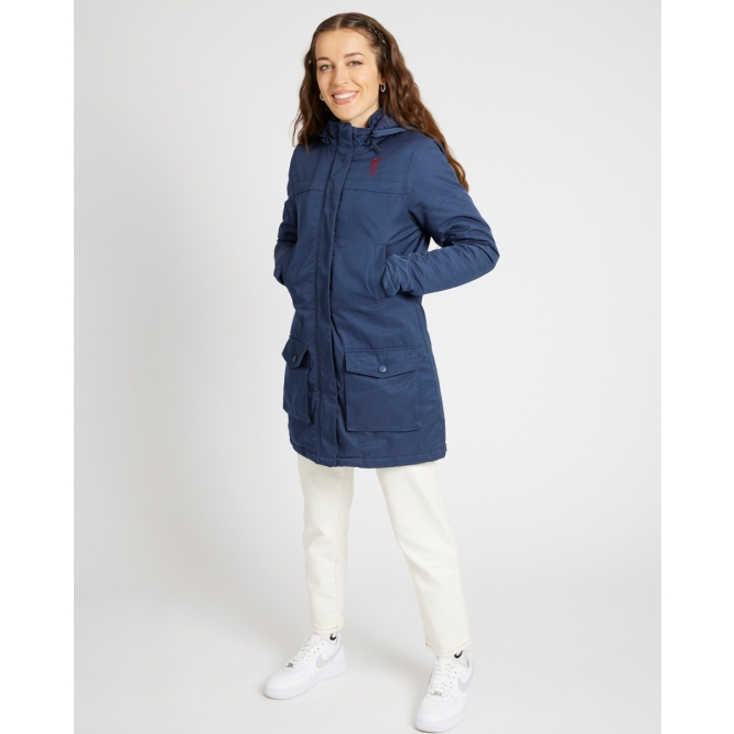 LFC Womens Navy Wadded Parka