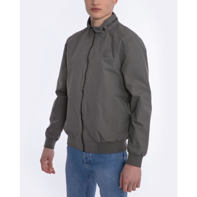 Harrington jacket with funnel neck sale