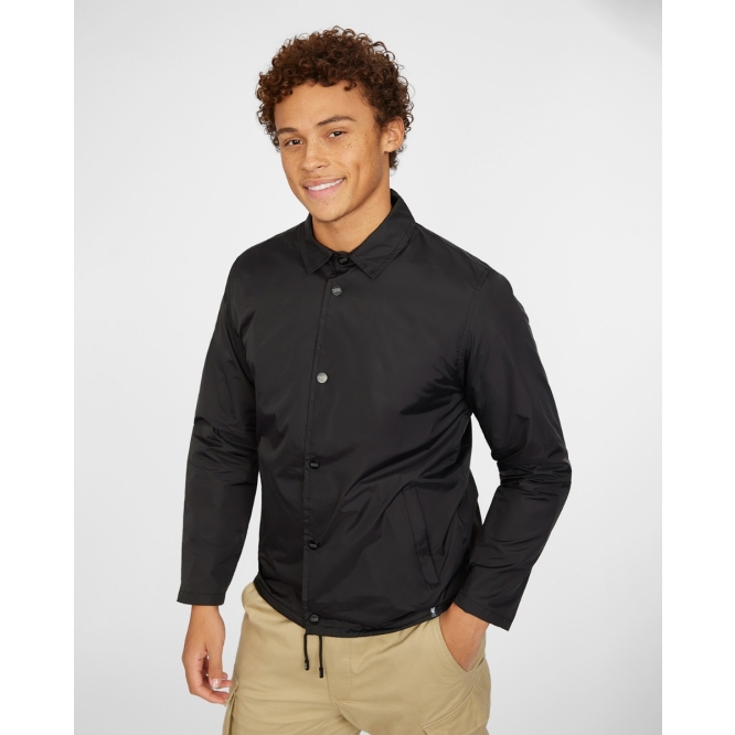 Black mens coach jacket sale