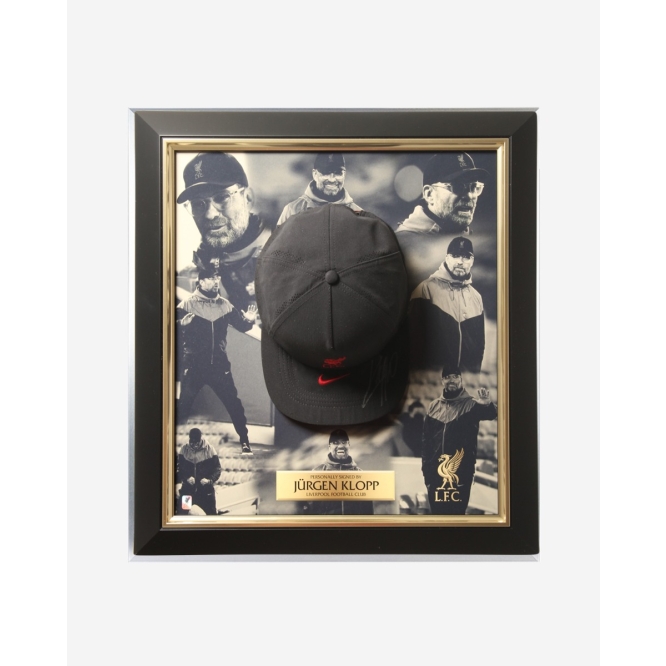 LFC Signed Klopp Cap In Frame