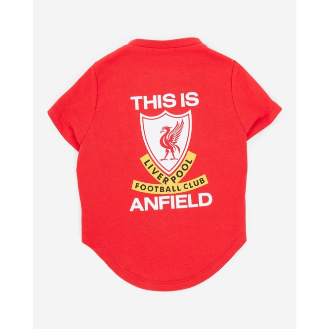 Liverpool fc dog shirt hotsell