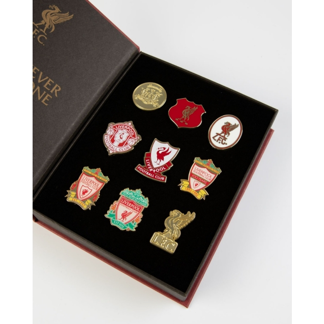 LFC 9pk Crest Badge Set