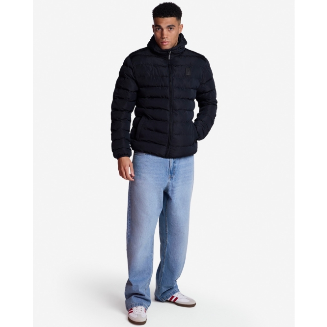 Liverpool FC Black Puffa Jacket | Liverpool FC Coat