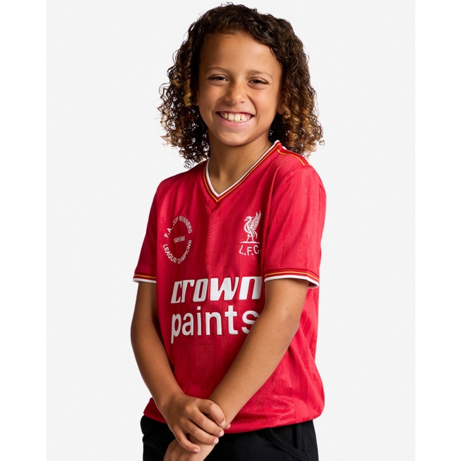 LFC リバプール 85/86 ホーム ユニフォーム 子供 Retro ジュニア 1986