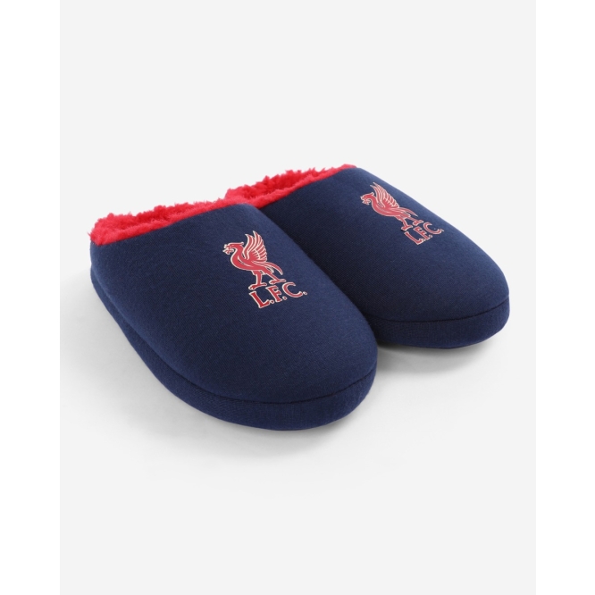 LFC Juniors Liverbird Glow Slippers Navy