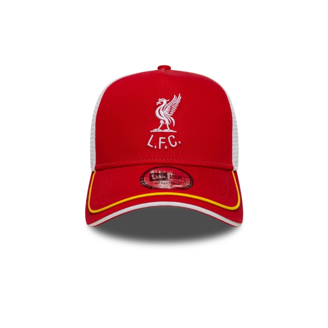 LFC New Era 85 Red 9FORTY A-Frame Trucker Adjustable Cap
