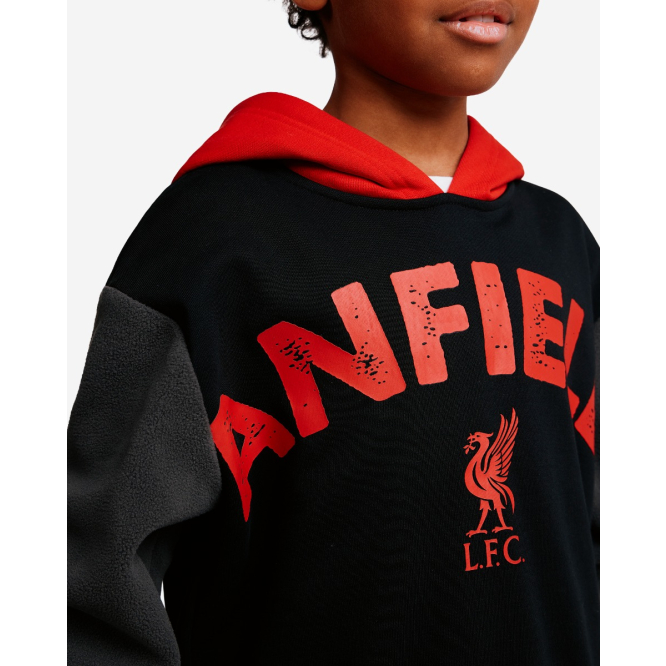 LFC Juniors Panelled Sweat Fleece Black