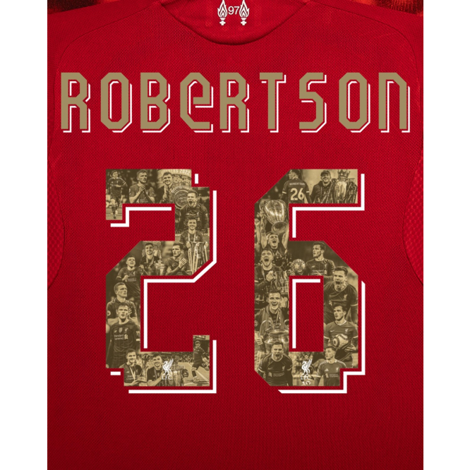 LFC Framed 25/26 Robertson Hero Shirt