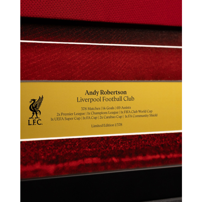 LFC Framed 25/26 Robertson Hero Shirt