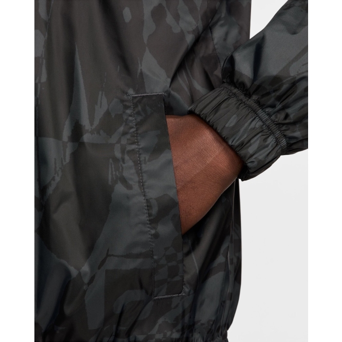 LFC Nike Mens 24/25 Third Anorak Jacket Dark Grey & Black