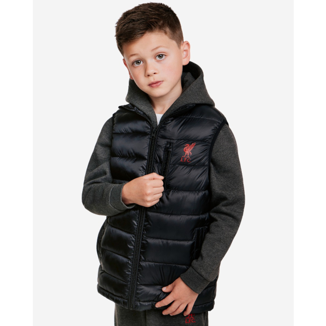 【中古】NIKE 23-24 リバプール　Padded Gilet LFC Juniors Padded Gilet Black