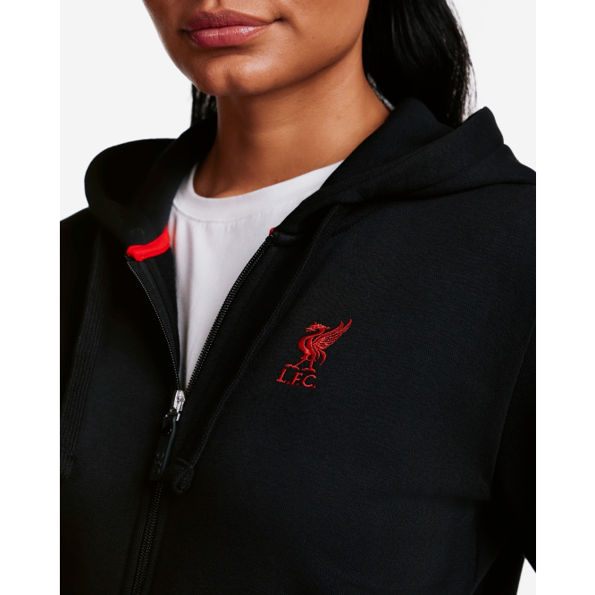 LFC Womens Zip Through Hoodie Black