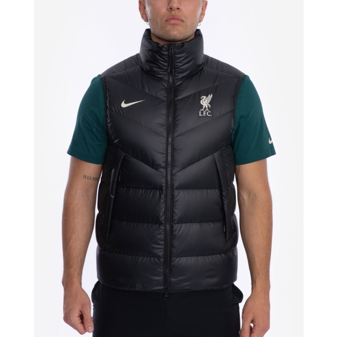 LFC Nike Mens Black Down Fill Vest