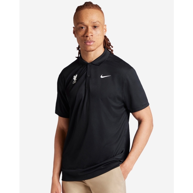 Mens black nike polo shirts hotsell